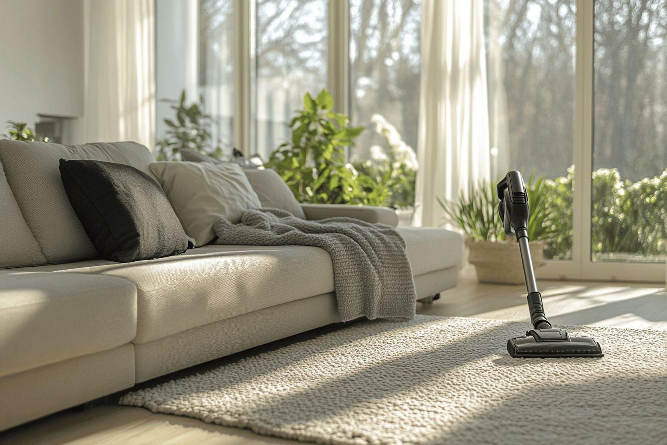 Coin jeux enfant dans un salon