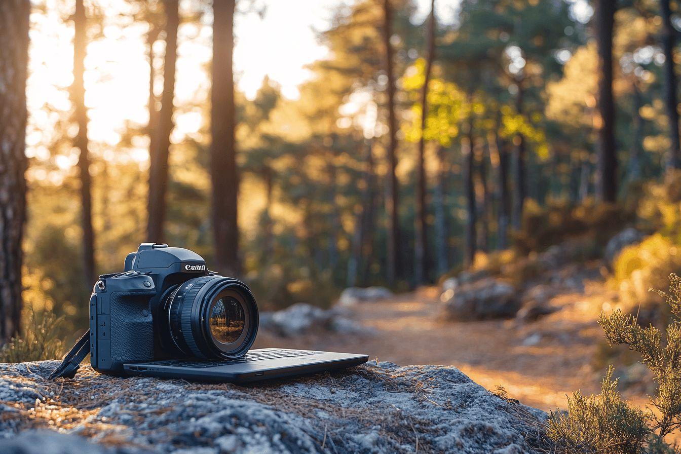 Smartphone photo produit milieu de gamme pro