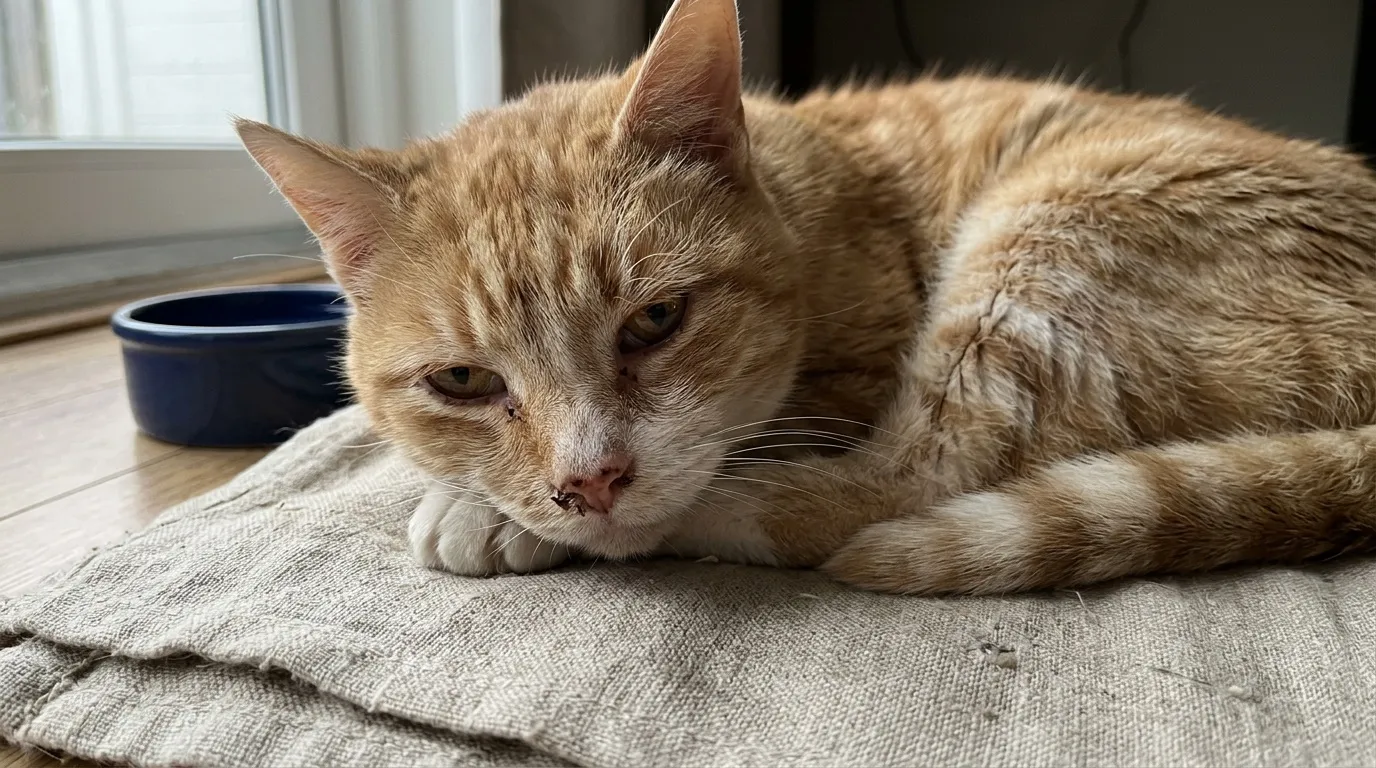 Mon chat éternue : que faire si tout va bien
