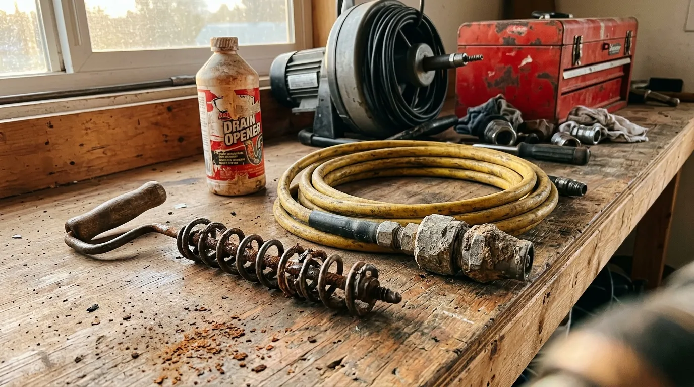Déboucher un drain bouché par des racines : solutions