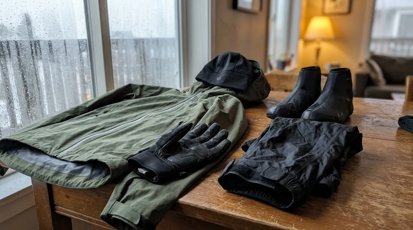 S'habiller à vélo sous la pluie et le froid